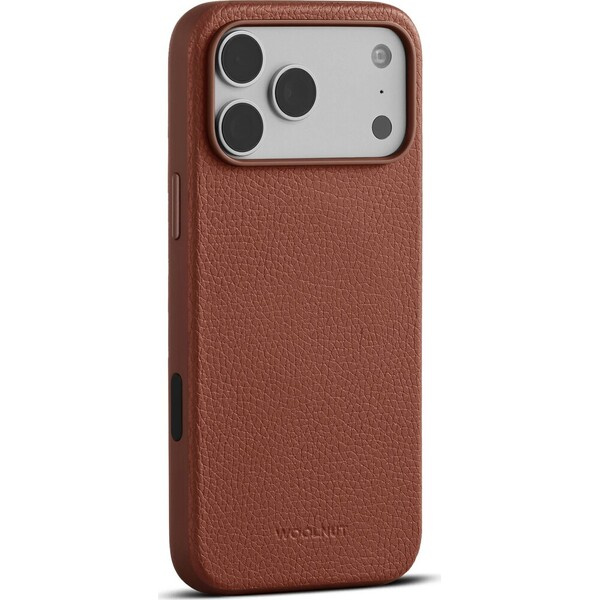 Woolnut MagSafe kožený kryt iPhone 18 Pro Max hnědý