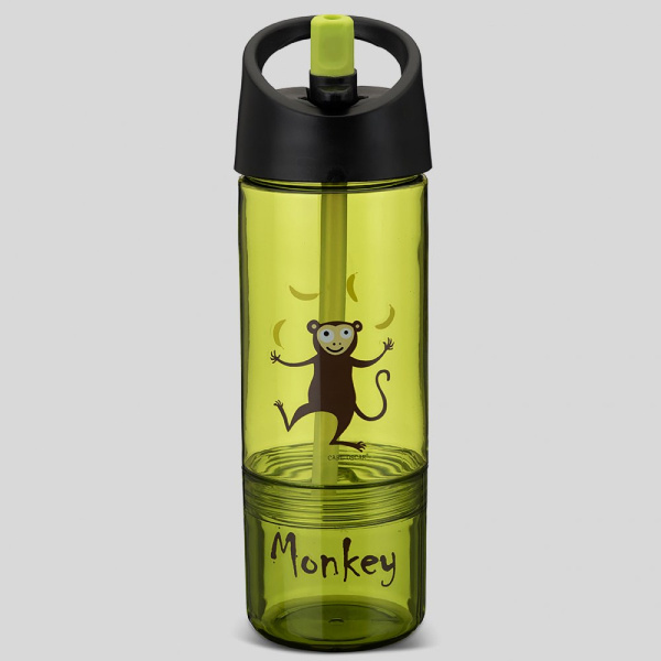 Carl Oscar - Water Bottle 2 in 1 Láhev na vodu 2 v 1 - limetková Carl Oscar