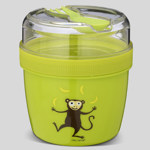 Carl Oscar - Nice Cup™ Svačinový box s chladicí vložkou L - limetková Carl Oscar