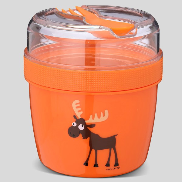 Carl Oscar - Nice Cup™ Svačinový box s chladicí vložkou L - oranžová Carl Oscar