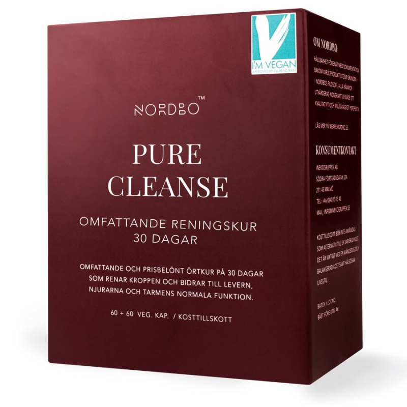 Nordbo Pure Cleanse 120 kapslí (Detox)