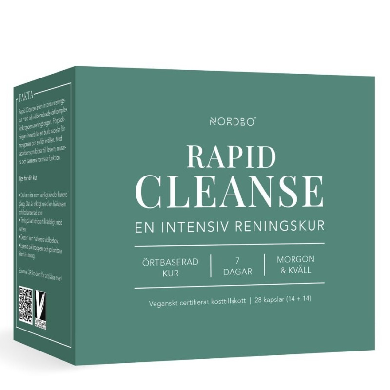 Nordbo Rapid Cleanse 28 kapslí (Rychlý detox)