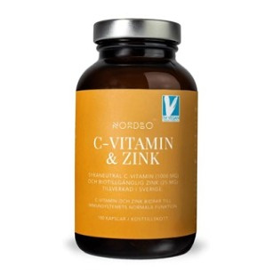 Nordbo Vitamin C & Zinek 100 kapslí