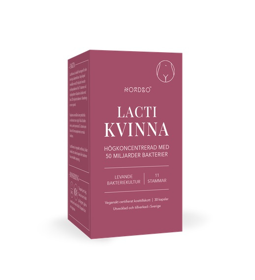 Nordbo Lacti Kvinna 30 kapslí (Probiotika pro ženy)