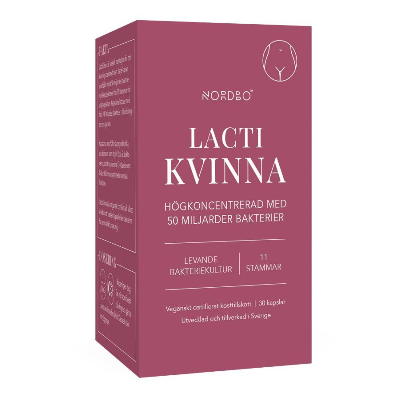 Nordbo Lacti Kvinna 30 kapslí (Probiotika pro ženy)