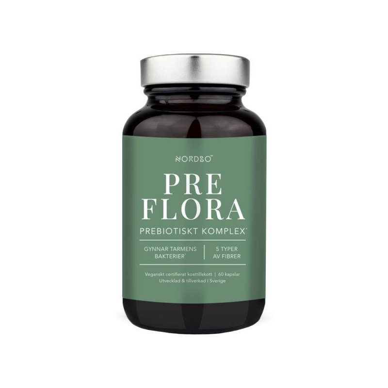 Nordbo Pre Flora 60 kapslí (Prebiotika)
