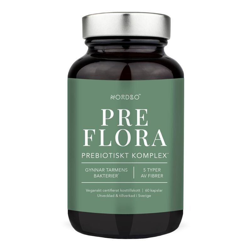 Nordbo Pre Flora 60 kapslí (Prebiotika)
