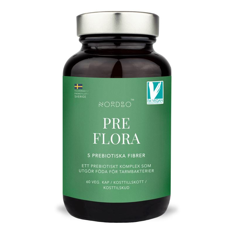 Nordbo Pre Flora 60 kapslí (Prebiotika)