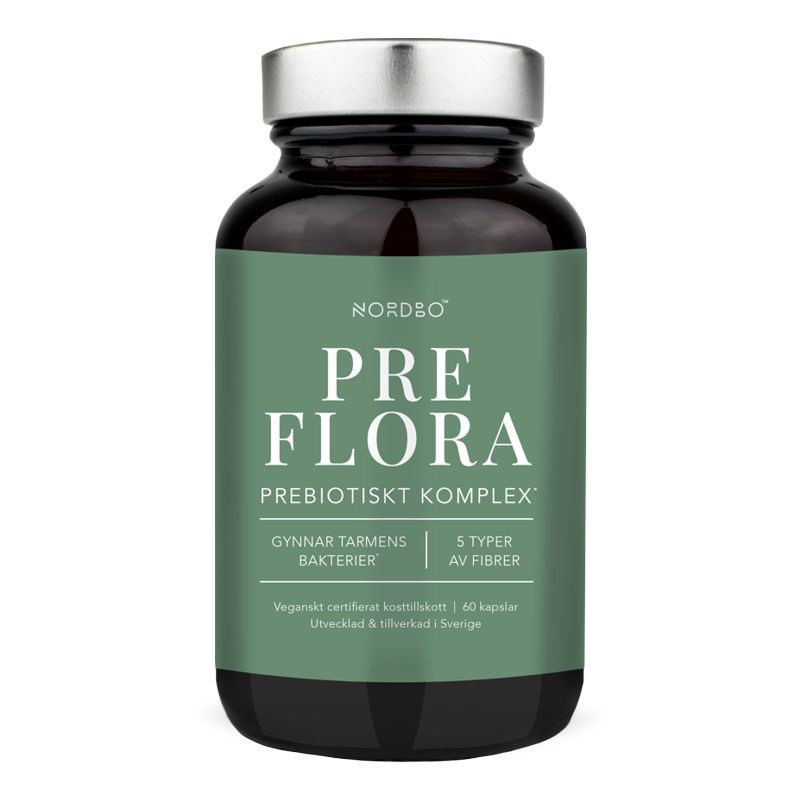 Nordbo Pre Flora 60 kapslí (Prebiotika)