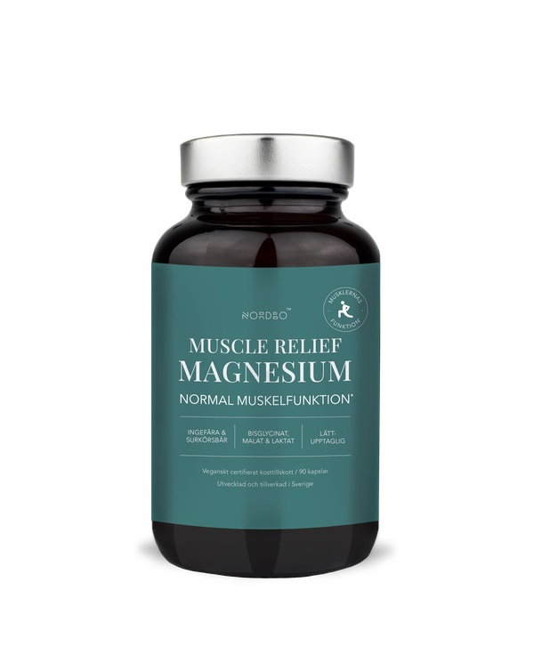 Nordbo Muscle Relief Magnesium 90 kapslí