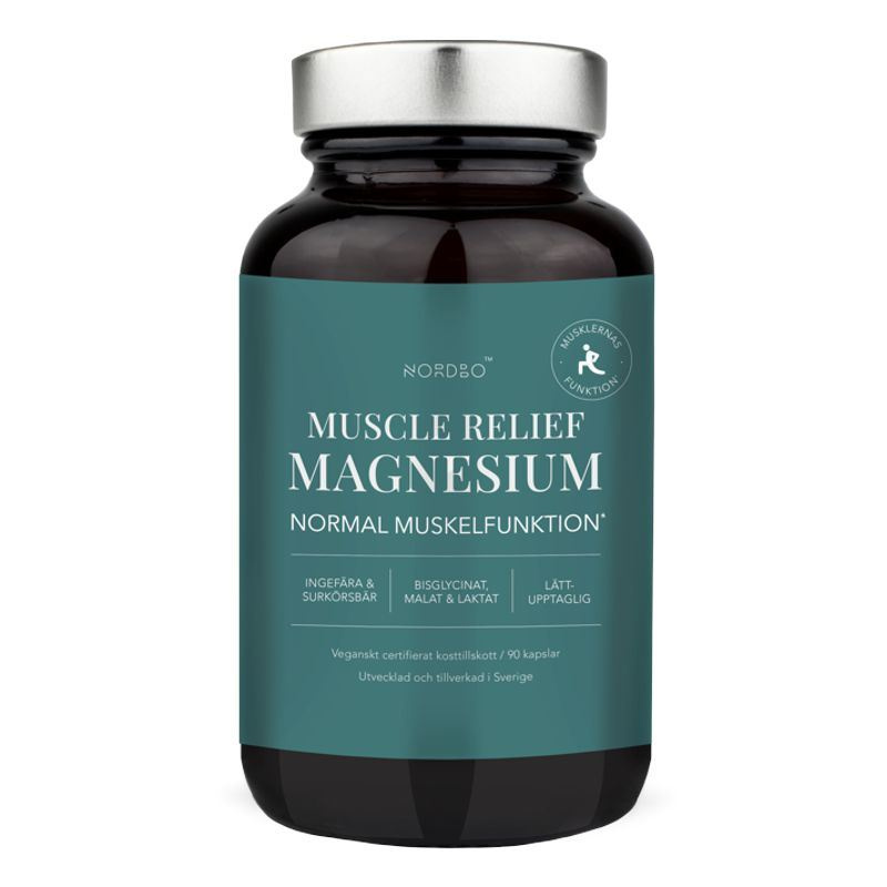 Nordbo Muscle Relief Magnesium 90 kapslí