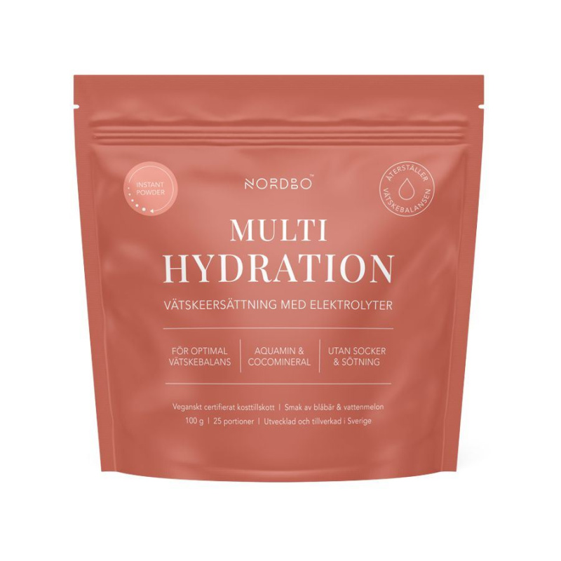 Nordbo Multi Hydration 100g borůvka a vodní meloun