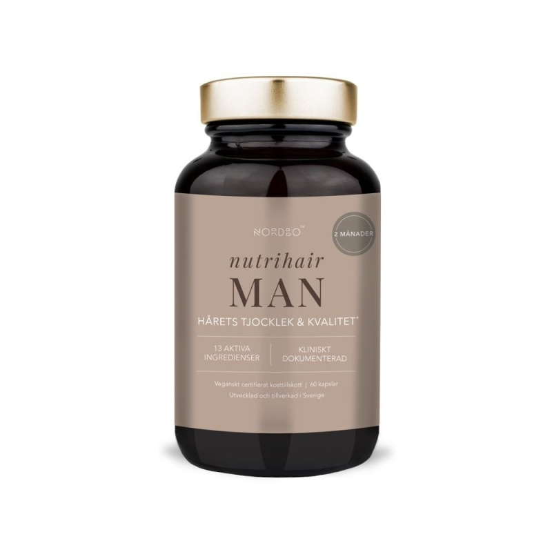 Nordbo Nutrihair Man, 60 ks