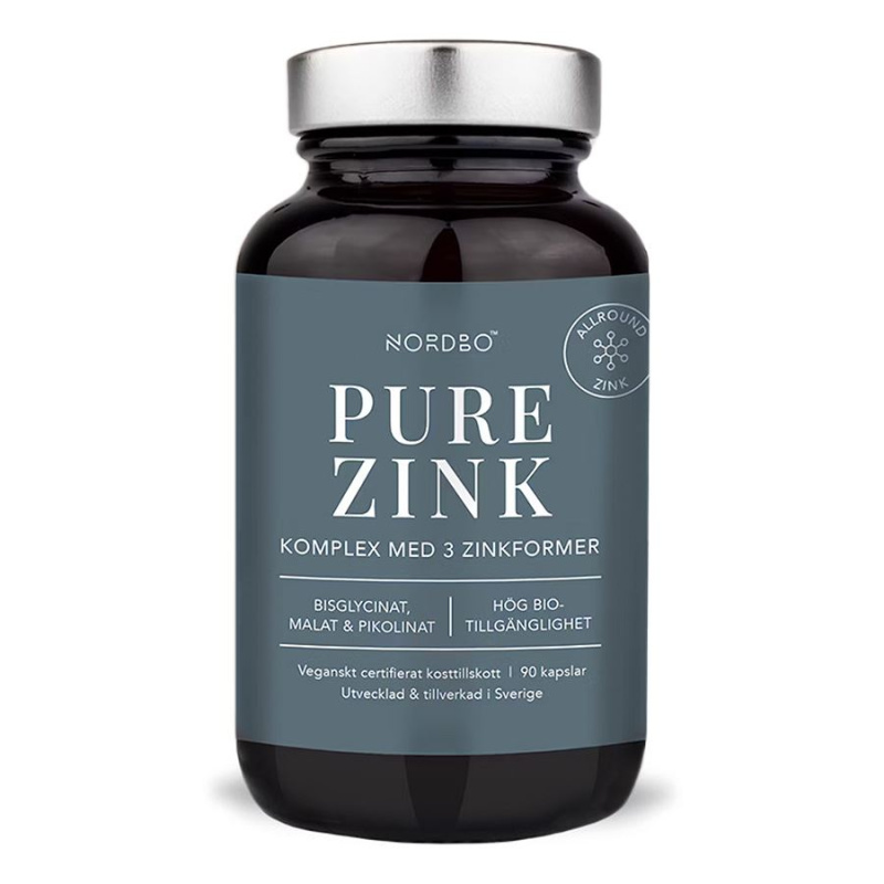 Nordbo Zink Pure 90 kapslí
