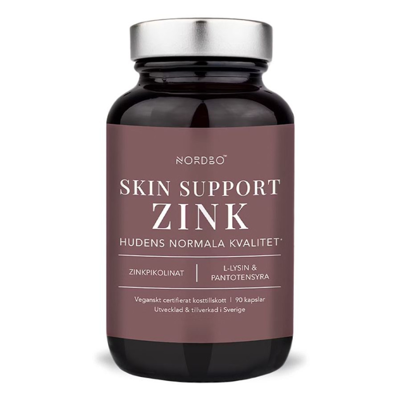 Nordbo Zink Skin Support, 90 ks