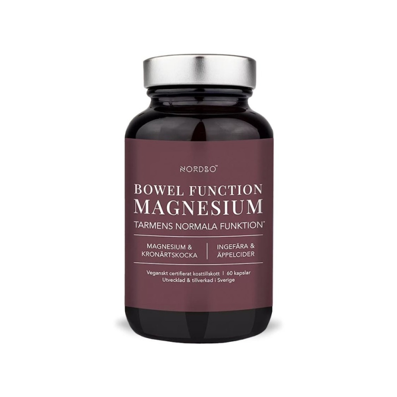 Nordbo Bowel Function Magnesium, 60 ks
