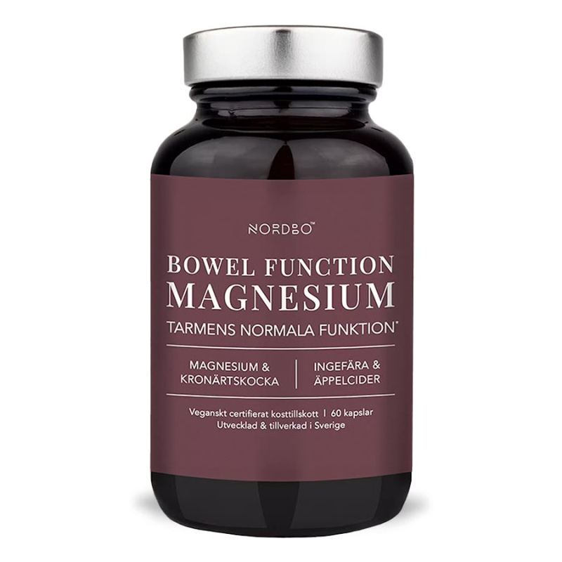 Nordbo Bowel Function Magnesium, 60 ks