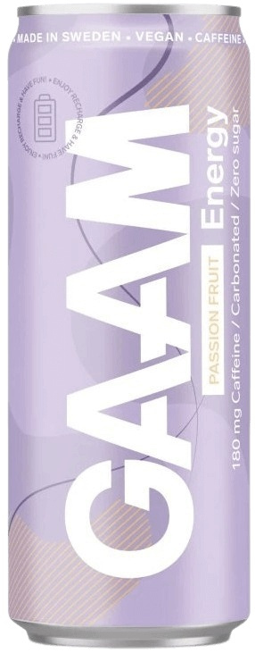 GAAM Energetický Nápoj 330 ml - marakuja
