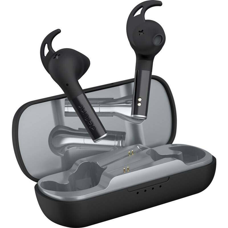 Bezdrátová sluchátka Defunc True Sport / Bluetooth 5.2 / 32 ohmů / 20-20000 Hz / černá Varianta: ivi1