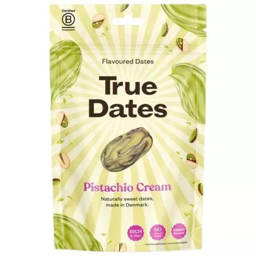 True co. True dates ochucené datle 100 g - pistácie