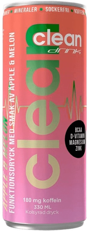 Clean Drink BCAA 330 ml - jablko/meloun 