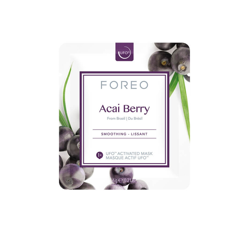 FOREO UFO™ Acai Berry vyhlazující maska 6 x 6 g