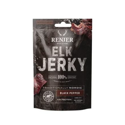 RENJER Modern Nordic Elk (Losi?) Jerky Black Pepper 25g