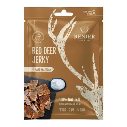 RENJER Modern Nordic Red Deer (Jeleni´) Jerky Sea Salt 25g