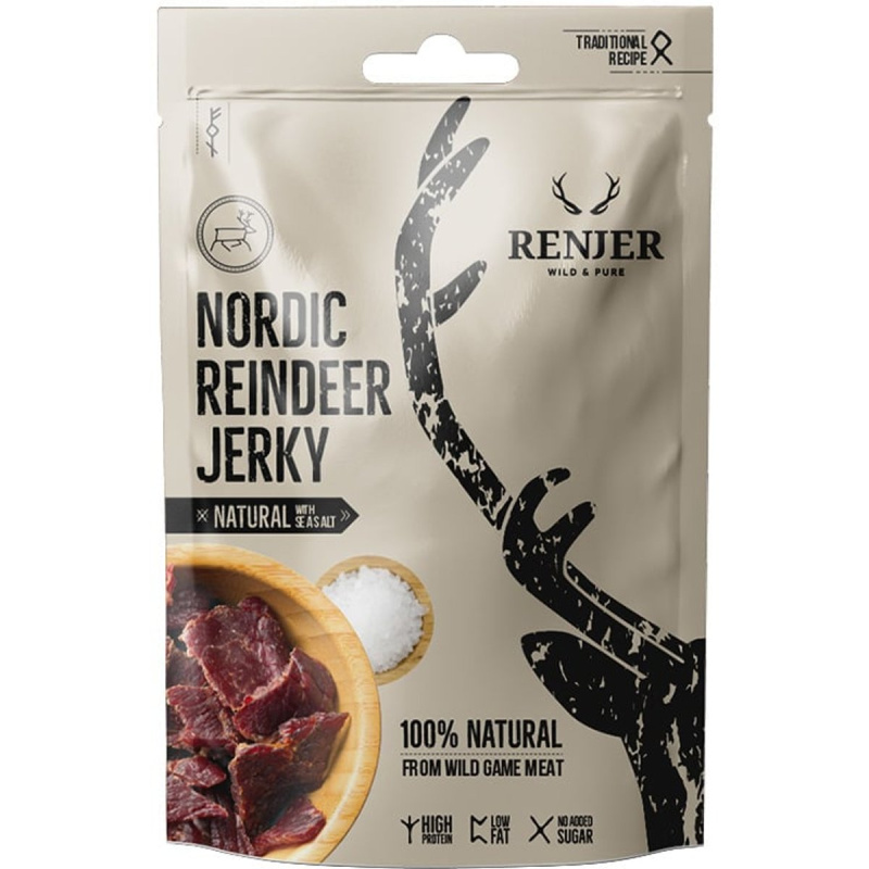 Renjer Jerky Reeindeer sea salt
