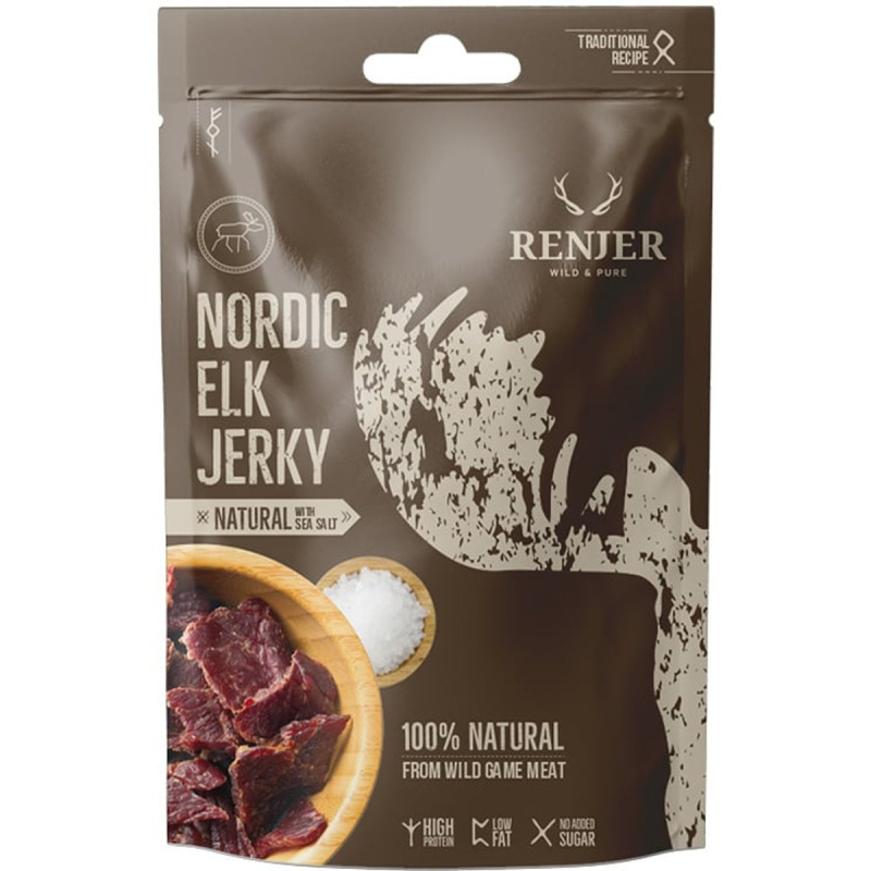 Renjer Jerky Elk sea salt