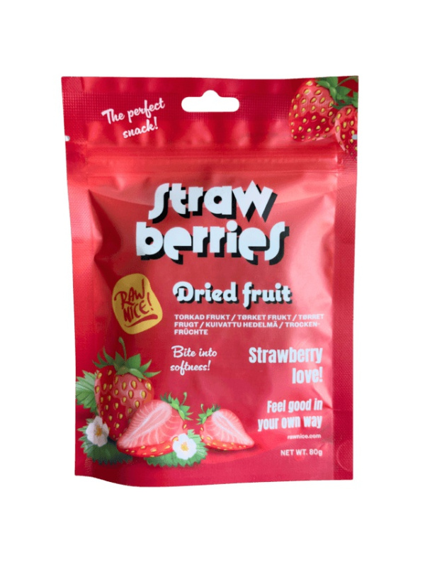 Rawnice Sušené Jahody 80 g