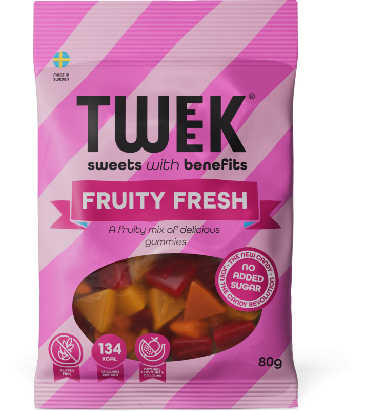 Tweek Gumové bonbony 80 g - fruity fresh