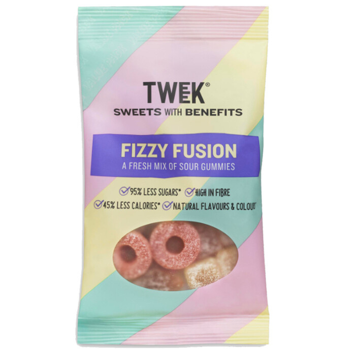Tweek Gumové bonbony 80 g - fizzy fusion
