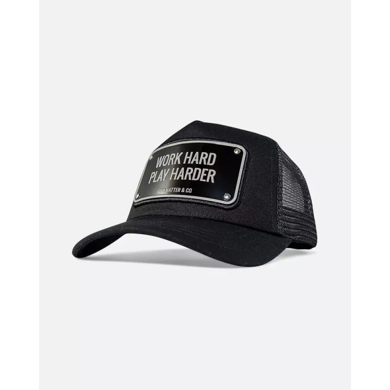 JOHN HATTER & CO WORK HARD PLAY HARDER BLACK 1-1073-U00 NEUPLATŇUJE SE