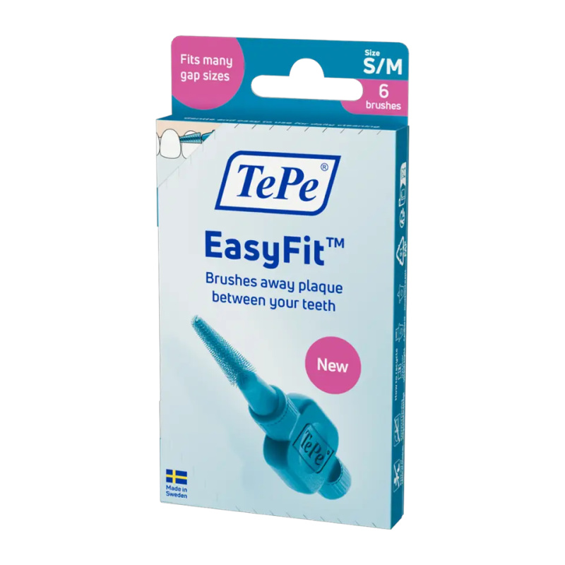 TePe Mezizubní kartáček EasyFit S/M 6 ks