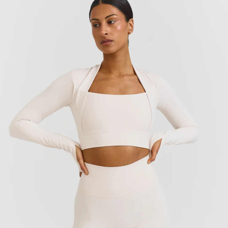 SISTERLY TRIBE Bolero Top - Marshmallow Velikost: S