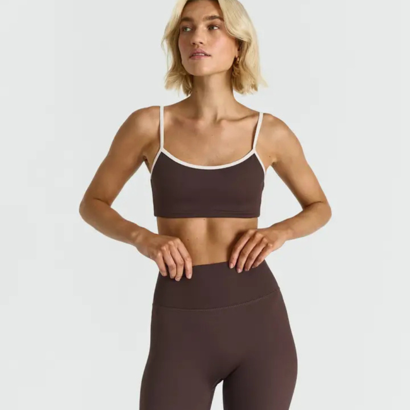 SISTERLY TRIBE Sportovní podprsenka Softsculpt - Espresso Velikost: S