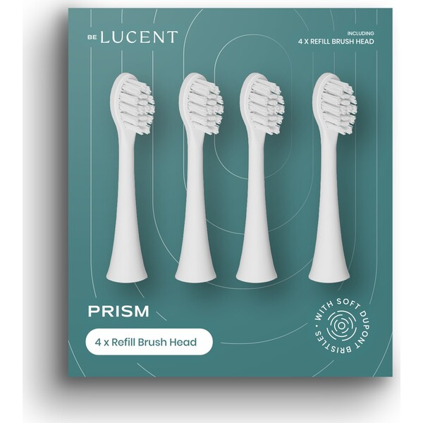 Be Lucent Prism Heads náhradní hlavice (4-pack), bílé