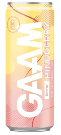 GAAM Energetický Nápoj 330 ml - bílá jahoda (Pineberry)