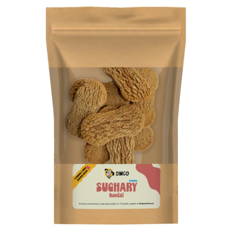 DINGO suchary hovězí bezlepkové, 250g