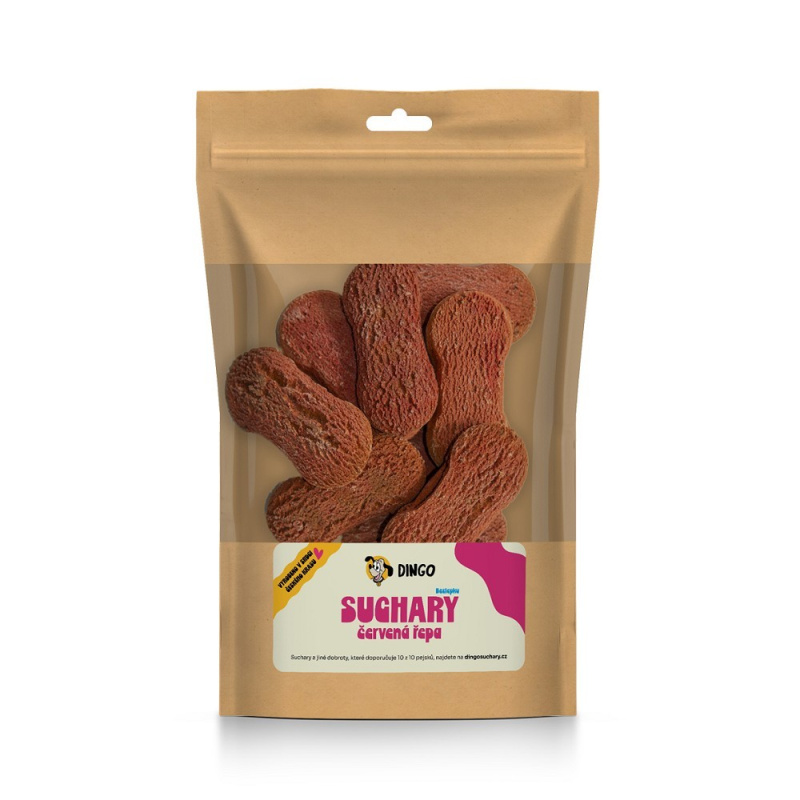 DINGO suchary s červenou řepou, 250g