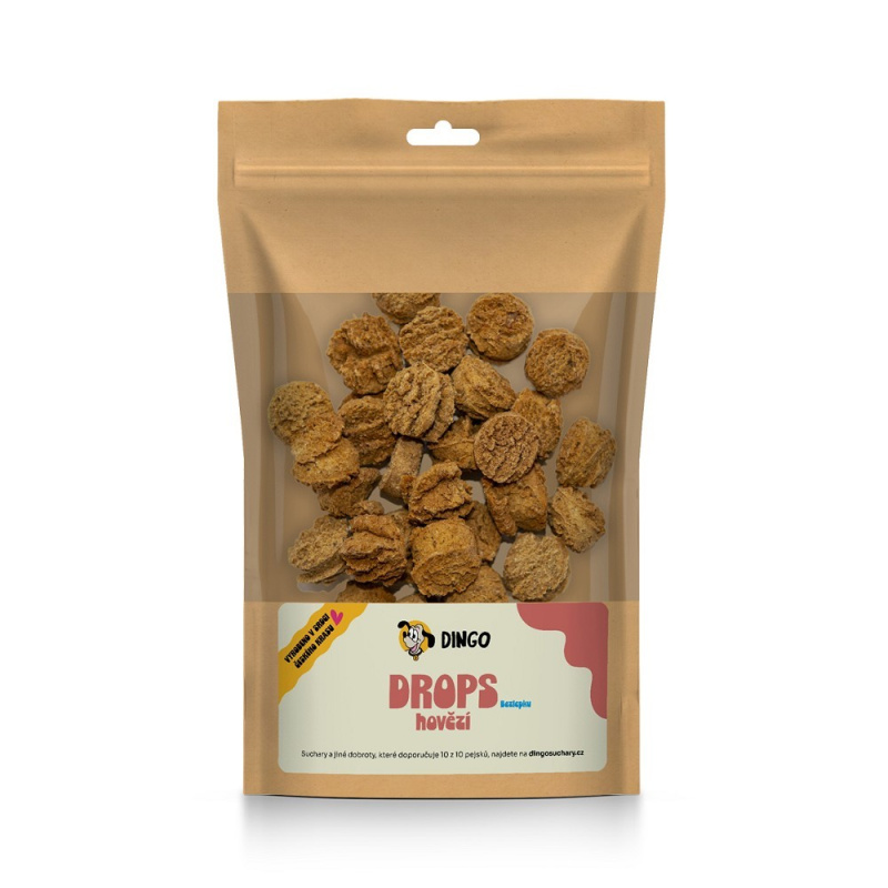 DINGO drops hovězí bezlepkové, 90g