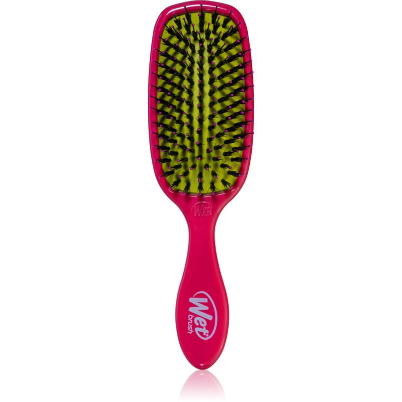 Wet Brush Shine Enhancer kartáč pro lesk a hebkost vlasů Pink
