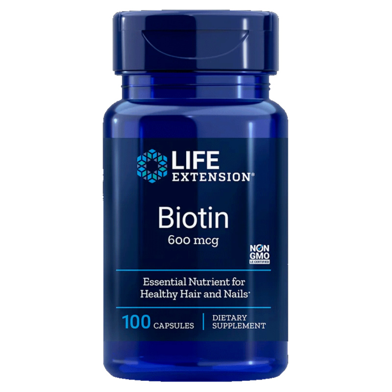 Life Extension Biotin 100 kapslí