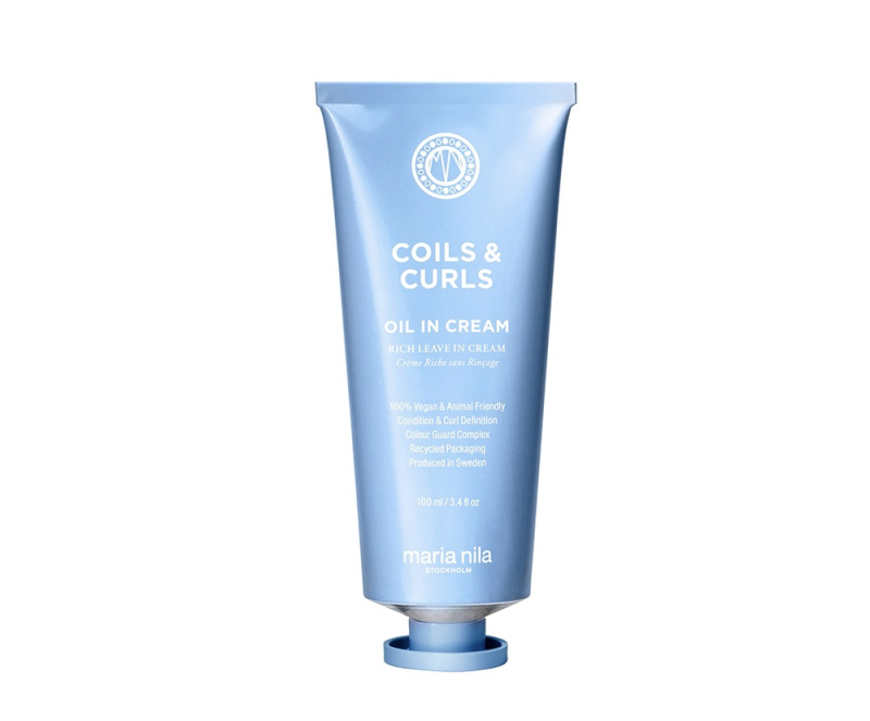 Maria Nila Coils & Curls Oil In Cream regenerační krém pro vlnité a kudrnaté vlasy 100 ml