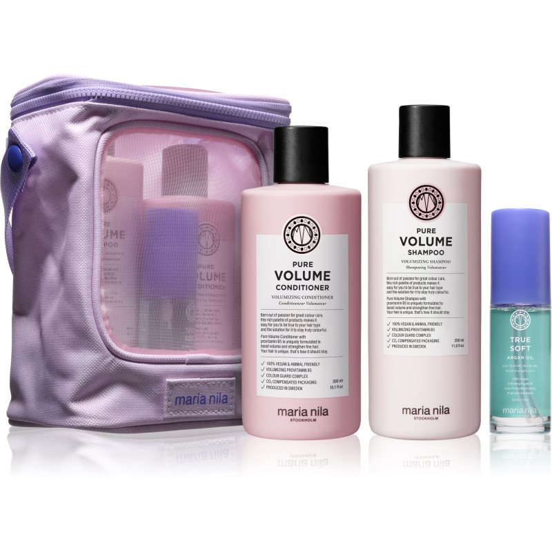 Maria Nila Pure Volume Beauty Bag dárková sada pro objem vlasů