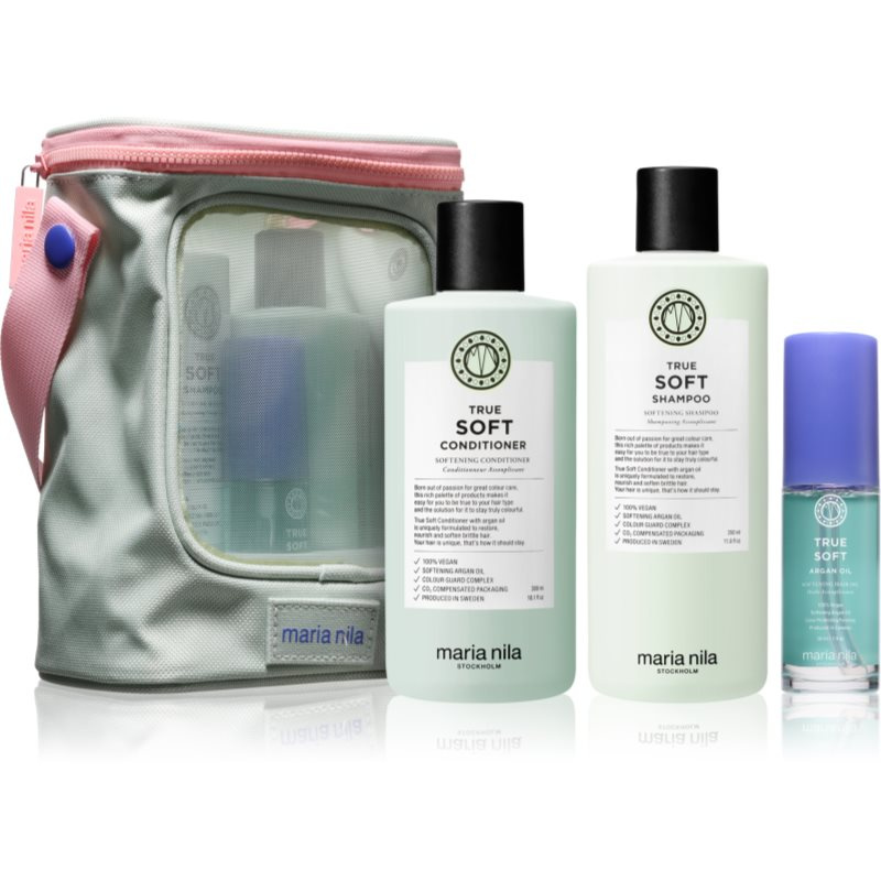Maria Nila True Soft Beauty Bag dárková sada pro suché vlasy