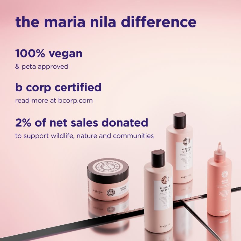 Maria Nila Mirror Gloss Conditioner vyživující kondicionér pro lesk a hebkost vlasů 300 ml