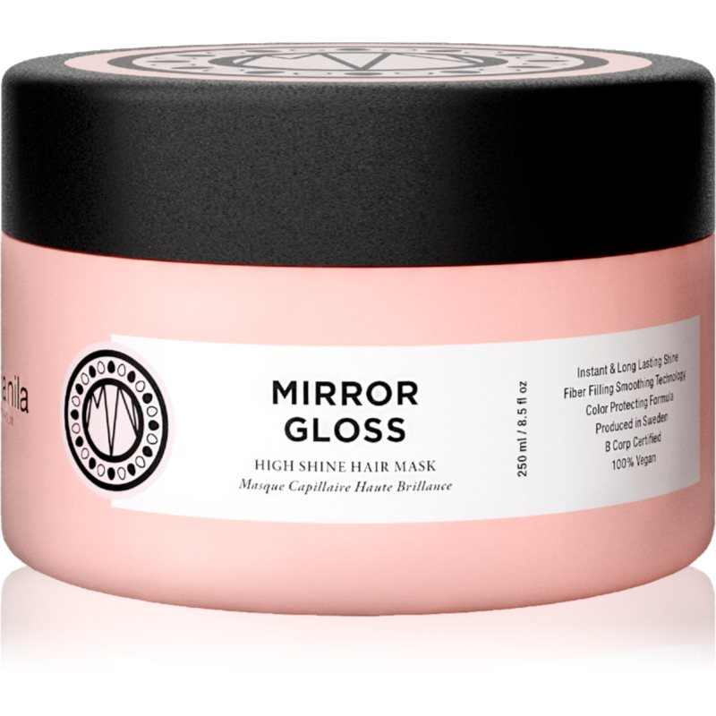 Maria Nila Mirror Gloss Mask hloubkově vyživující maska pro lesk a hebkost vlasů 250 ml