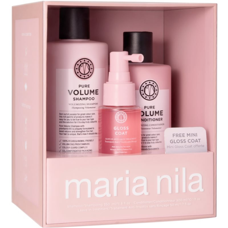 Maria Nila Pure Volume Holiday Box dárková sada pro objem a lesk
